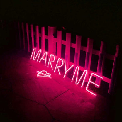 Marry Me Proposal Style 1 Neon Sign | Shineneon
