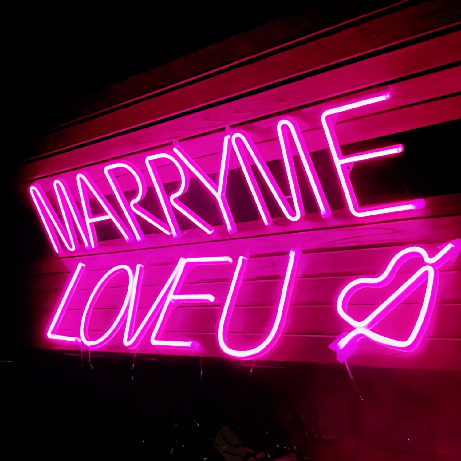 Marry Me Proposal Style 2 Neon Sign | Shineneon