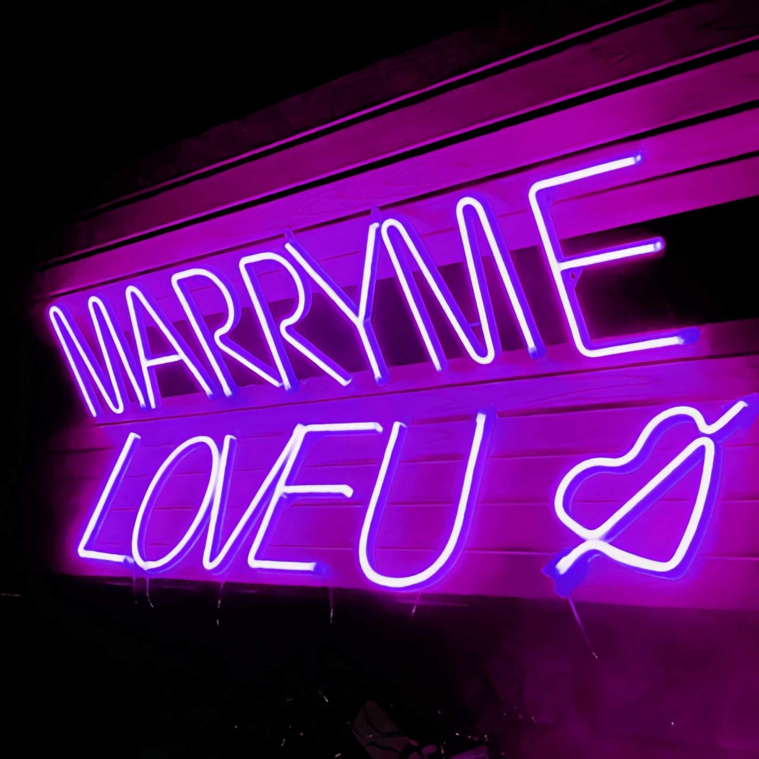Marry Me Proposal Style 2 Neon Sign | Shineneon