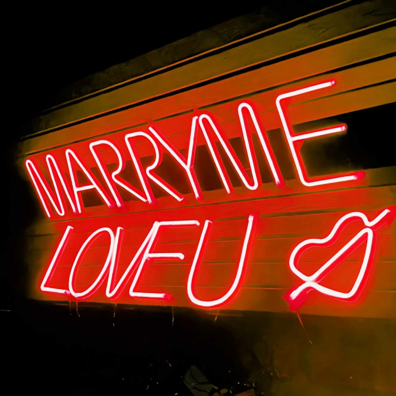 Marry Me Proposal Style 2 Neon Sign | Shineneon