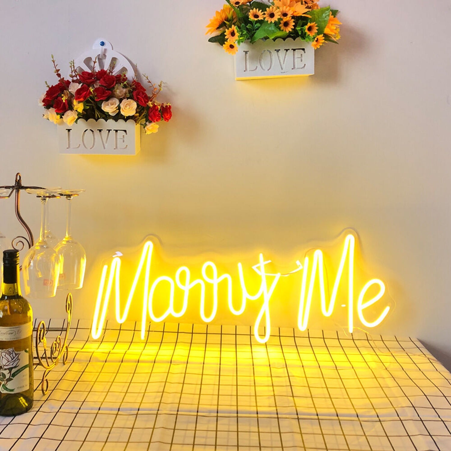 Marry Me Proposal Style 3 Neon Sign | Shineneon