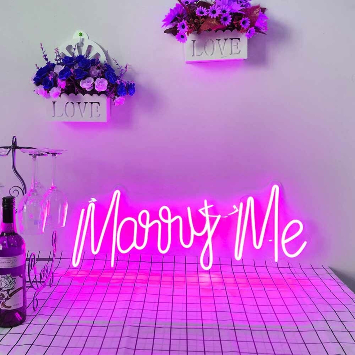 Marry Me Proposal Style 3 Neon Sign | Shineneon