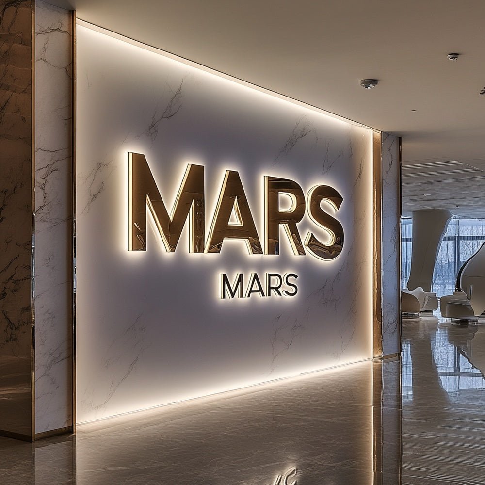 Mars 3D Backlit Channel Letters Led Light Sign - Shineneon
