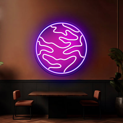Mars Cool Neon Sign For Kids Bedroom - Shineneon