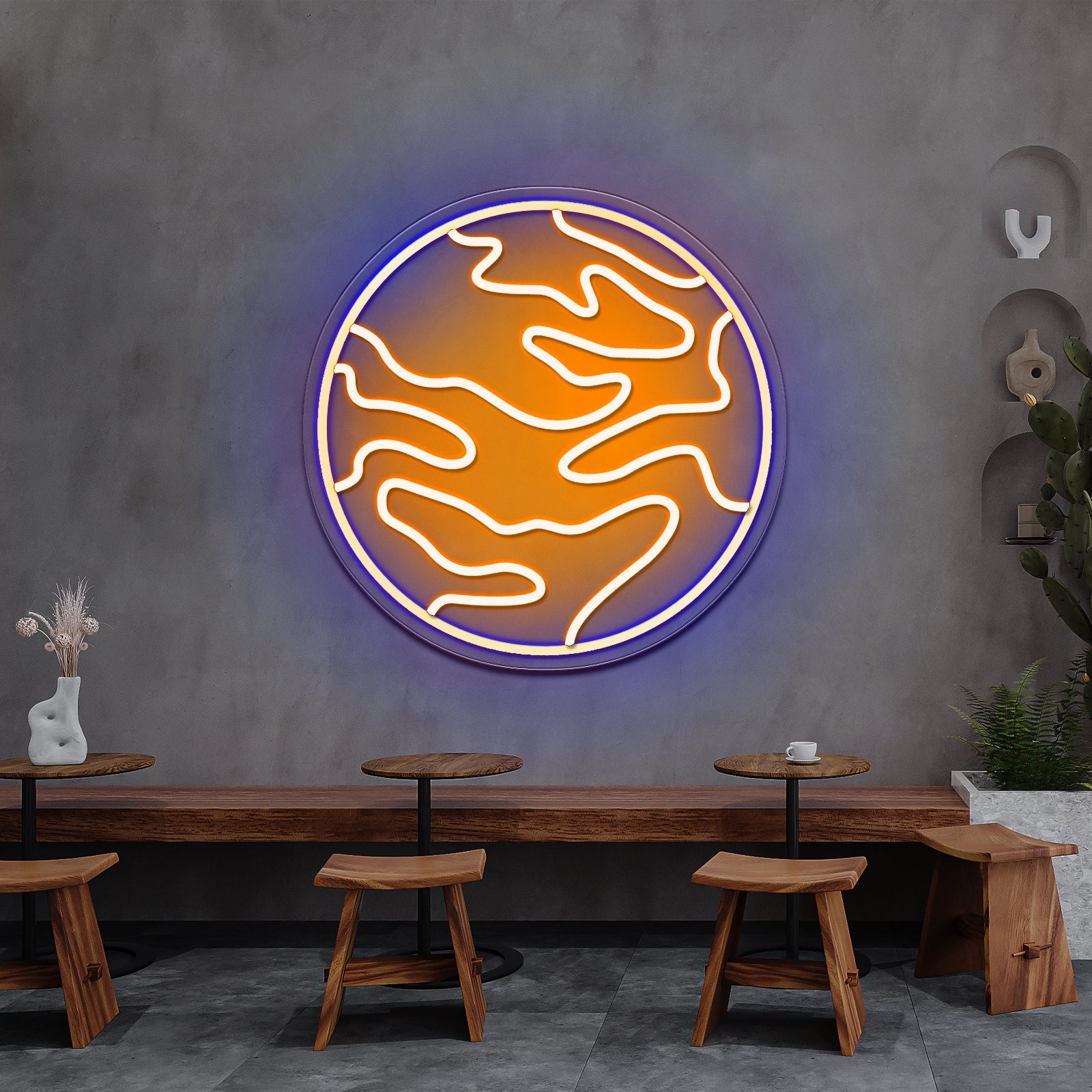 Mars Cool Neon Sign For Kids Bedroom