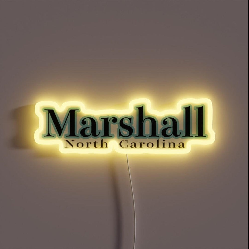 Marshall North Carolina Rgb Led Neon Sign