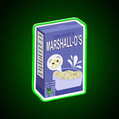 Marshall O S Cereal Snack Food Led Neon Sign Rgb Color - Shineneon