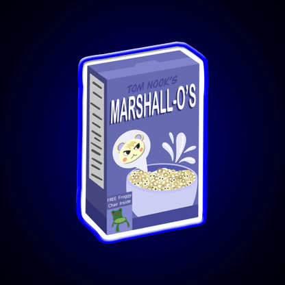 Marshall O S Cereal Snack Food Led Neon Sign Rgb Color - Shineneon