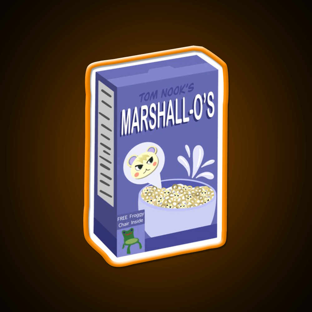 Marshall O S Cereal Snack Food Led Neon Sign Rgb Color - Shineneon