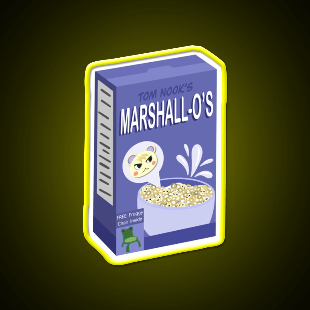 Marshall O S Cereal Snack Food Led Neon Sign Rgb Color - Shineneon