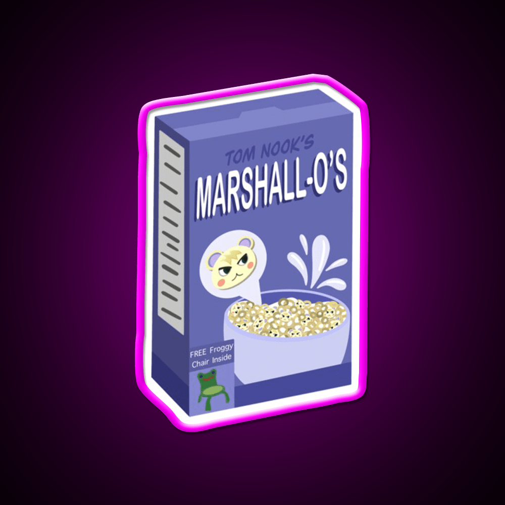 Marshall O S Cereal Snack Food Led Neon Sign Rgb Color - Shineneon