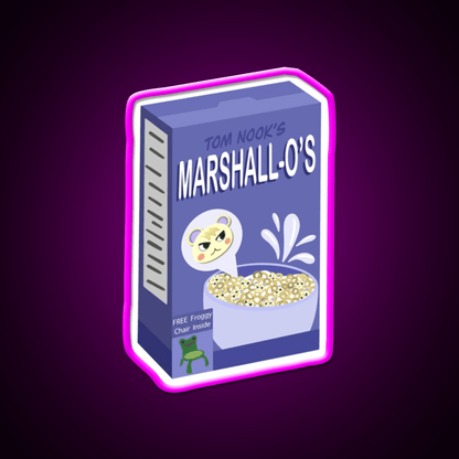 Marshall O S Cereal Snack Food Led Neon Sign Rgb Color - Shineneon