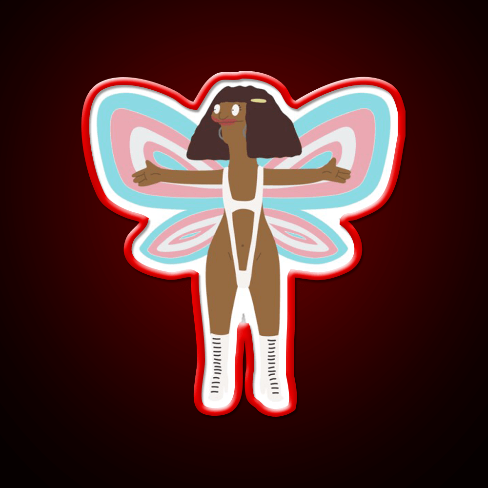 Marshmallow Trans Fairy Fast Food Led Neon Sign For Burger Place Rgb Color - Shineneon