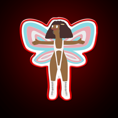 Marshmallow Trans Fairy Fast Food Led Neon Sign For Burger Place Rgb Color - Shineneon