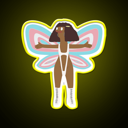 Marshmallow Trans Fairy Fast Food Led Neon Sign For Burger Place Rgb Color - Shineneon