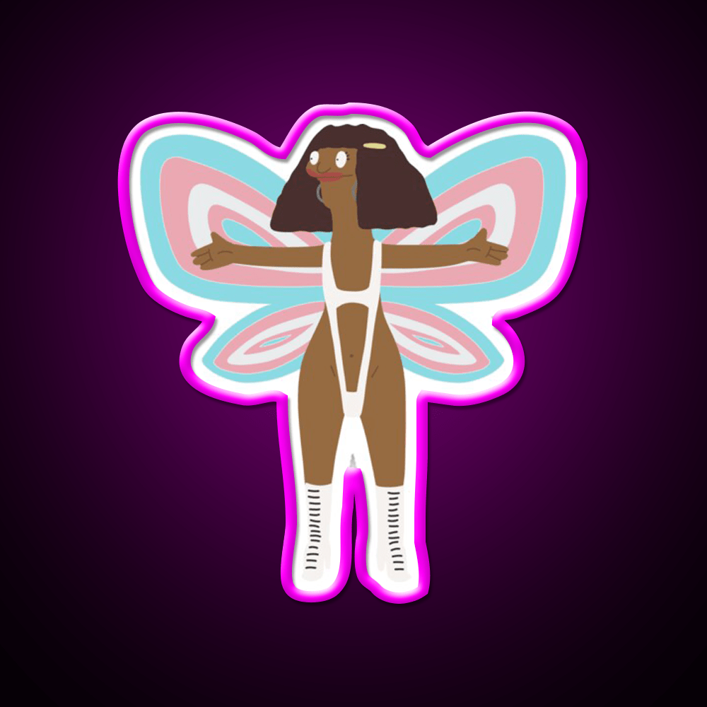 Marshmallow Trans Fairy Fast Food Led Neon Sign For Burger Place Rgb Color - Shineneon