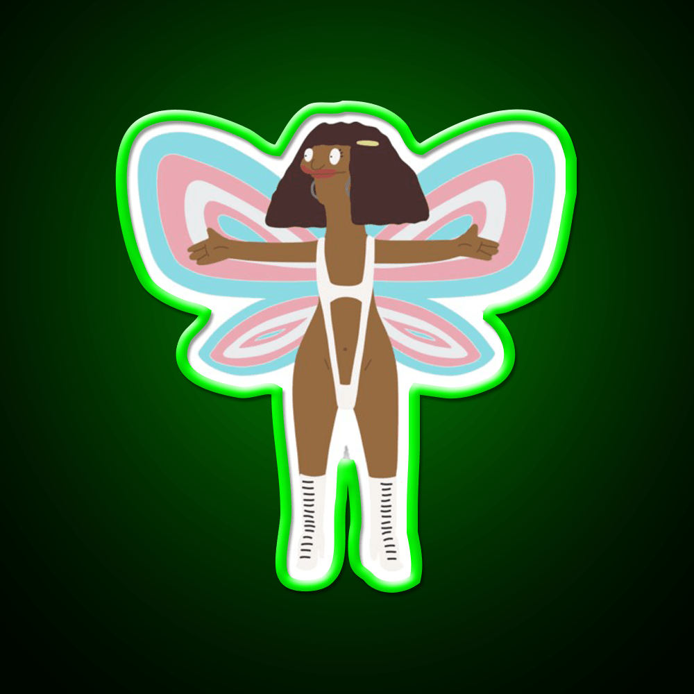 Marshmallow Trans Fairy Fast Food Led Neon Sign For Burger Place Rgb Color - Shineneon