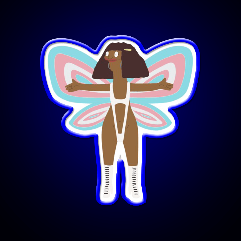 Marshmallow Trans Fairy Fast Food Led Neon Sign For Burger Place Rgb Color - Shineneon