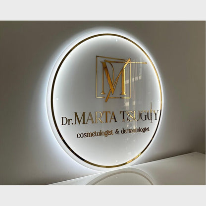 Marta Tsuguy Studio Acrylic Business Logo Sign - Shineneon