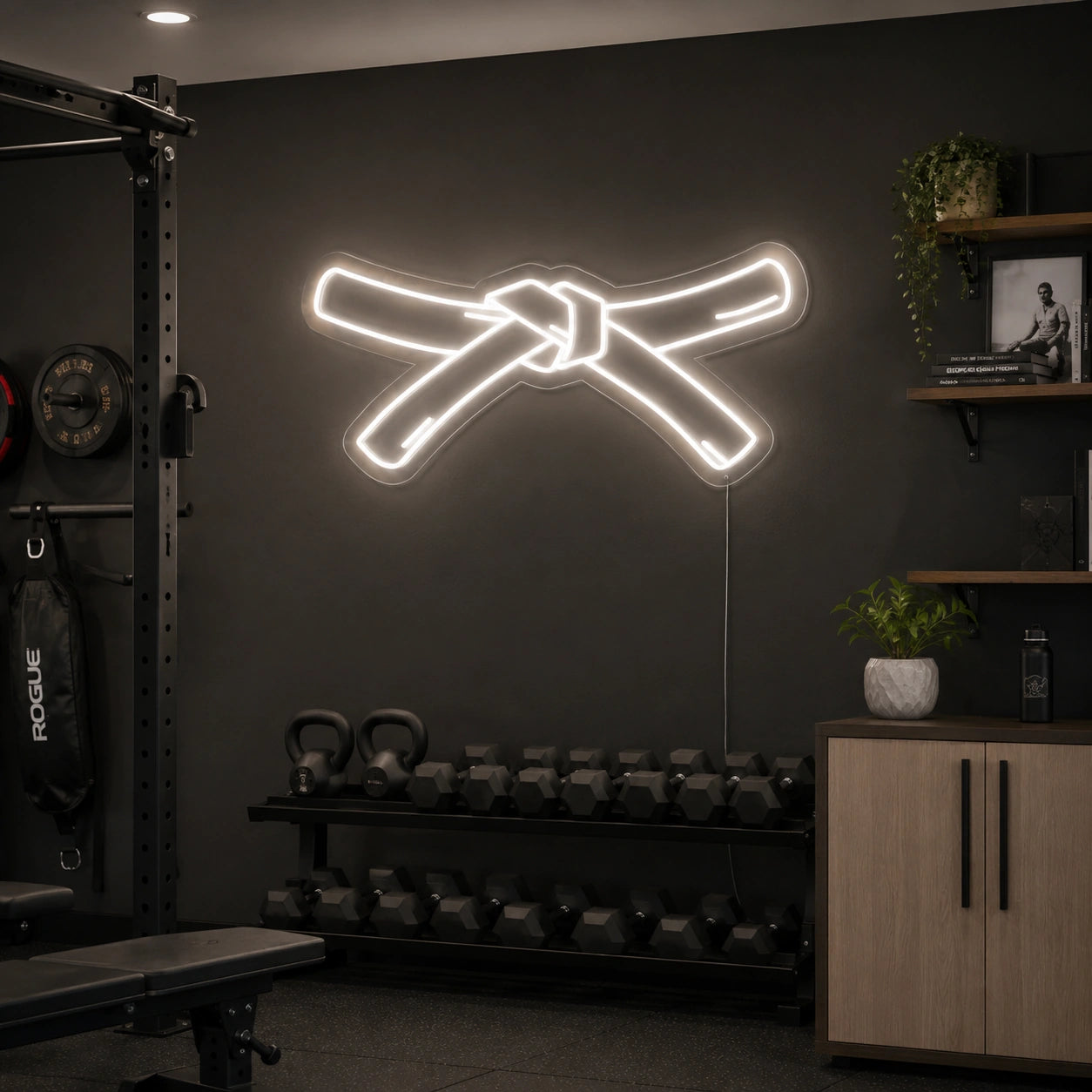 Martial Belt Neon Sign LED Neon Sign real lifestyle scene