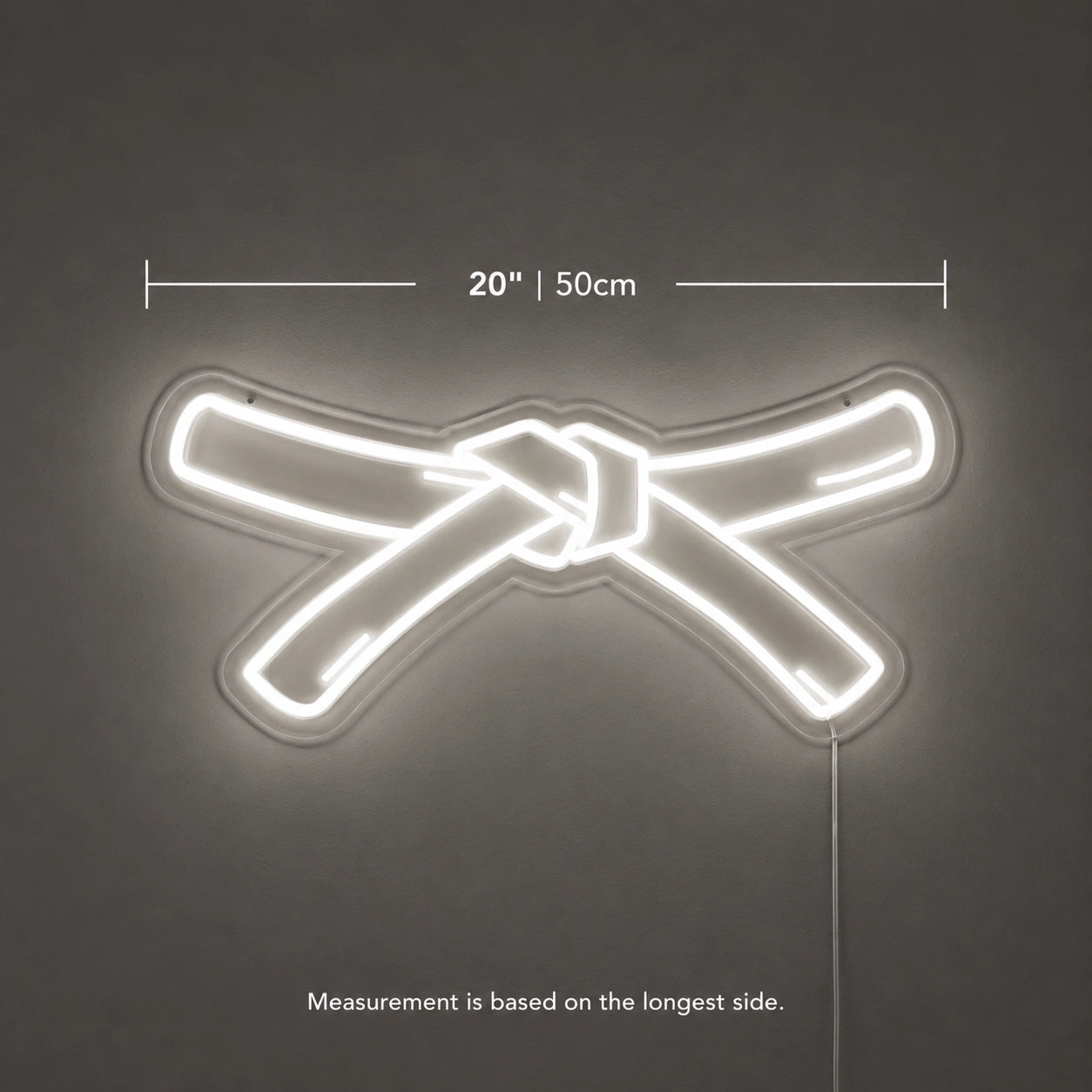 Martial Belt Neon Sign LED Neon Sign size image