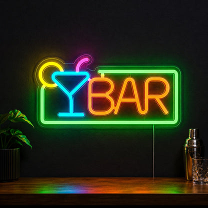 Martini Bar Neon Sign LED Neon Sign high-converting product image