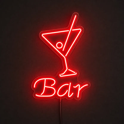 Martini Bar Neon Sign Wall Art LED Neon Sign main product image