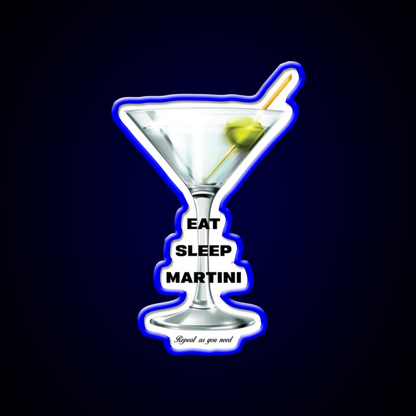 Martini Cocktail Bar Decor Led Neon Sign For Cocktail Lovers Rgb Color - LED neon sign view 5