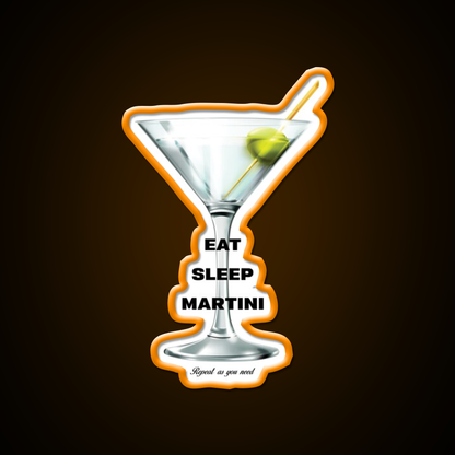 Martini Cocktail Bar Decor Led Neon Sign For Cocktail Lovers Rgb Color - LED neon sign view 6