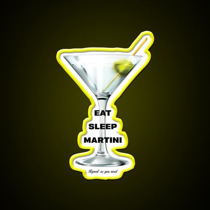 Martini Cocktail Bar Decor Led Neon Sign For Cocktail Lovers Rgb Color - LED neon sign view 7