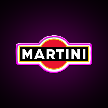 Martini Cocktail Bar Decor Led Neon Sign Neon Party Sign Rgb Color - Neon sign mounted on wall in room
