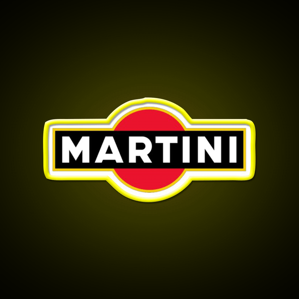Martini Cocktail Bar Decor Led Neon Sign Neon Party Sign Rgb Color - Custom LED neon sign front view