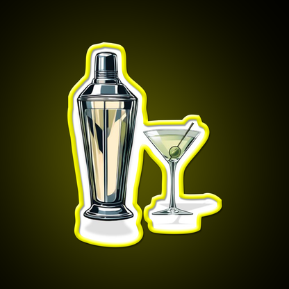 Martini Cocktail Bar Decor Led Neon Sign Rgb Color - LED neon sign view 7