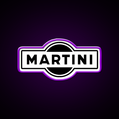 Martini Logo Simple Cocktail Bar Decor Led Neon Sign Rgb Color - LED neon sign view 9