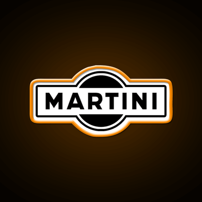 Martini Logo Simple Cocktail Bar Decor Led Neon Sign Rgb Color - Shineneon