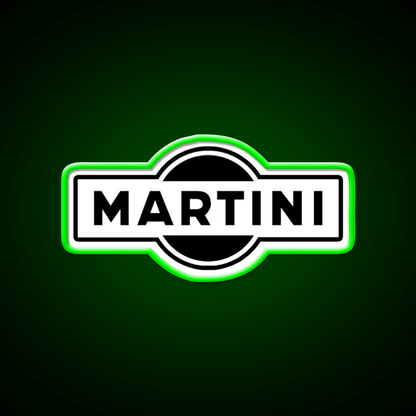 Martini Logo Simple Cocktail Bar Decor Led Neon Sign Rgb Color - Shineneon
