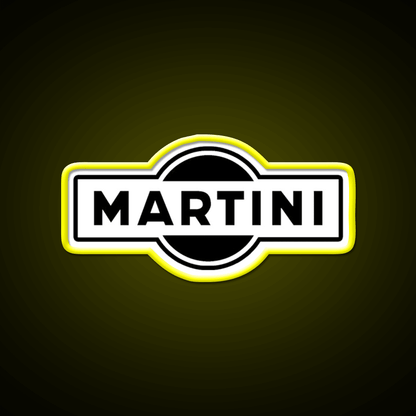 Martini Logo Simple Cocktail Bar Decor Led Neon Sign Rgb Color - Shineneon
