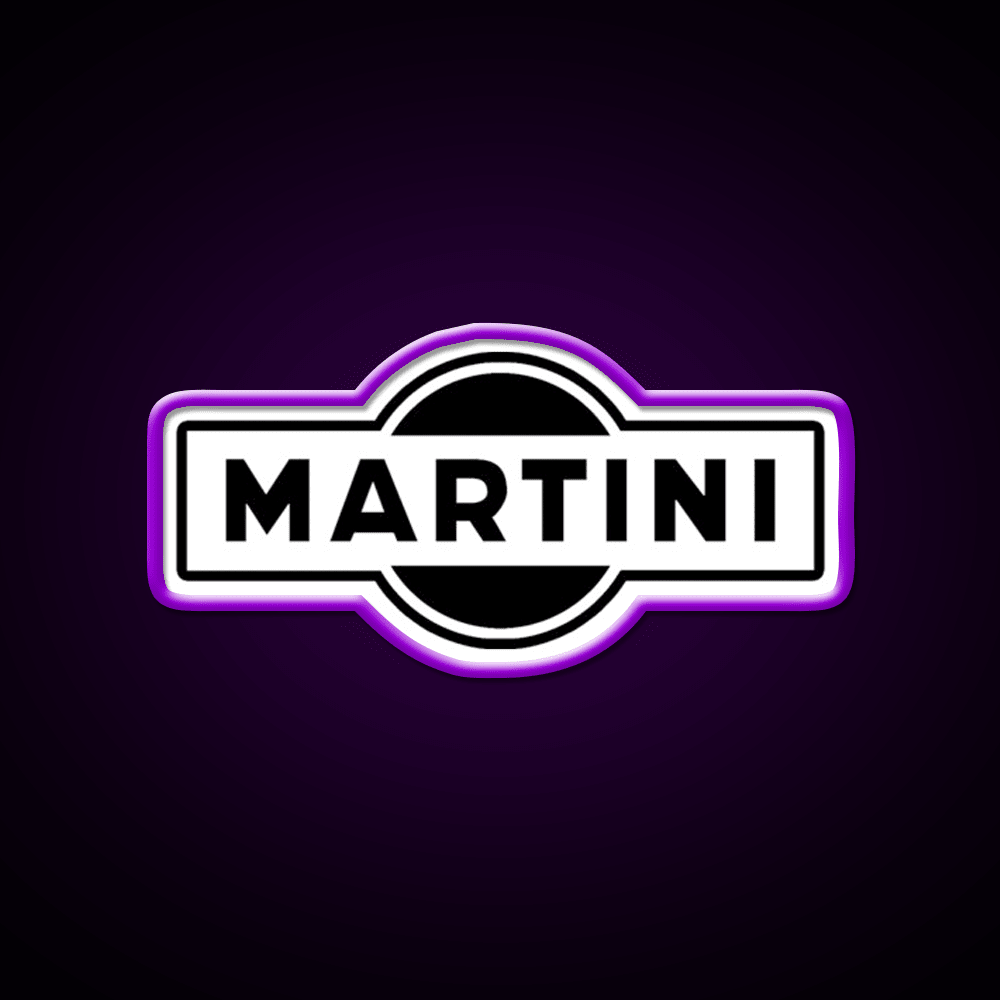Martini Logo Simple Cocktail Bar Decor Led Neon Sign Rgb Color - Shineneon