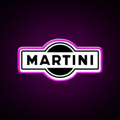 Martini Logo Simple Cocktail Bar Decor Led Neon Sign Rgb Color - Shineneon