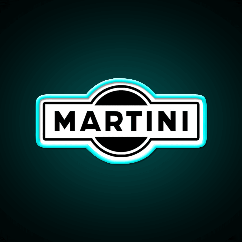 Martini Logo Simple Cocktail Bar Decor Led Neon Sign Rgb Color - Shineneon