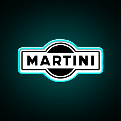 Martini Logo Simple Cocktail Bar Decor Led Neon Sign Rgb Color - Shineneon