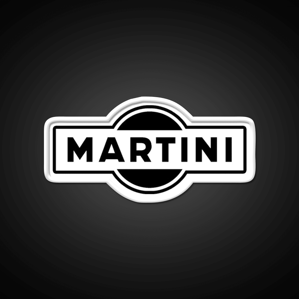 Martini Logo Simple Cocktail Bar Decor Led Neon Sign Rgb Color - Shineneon