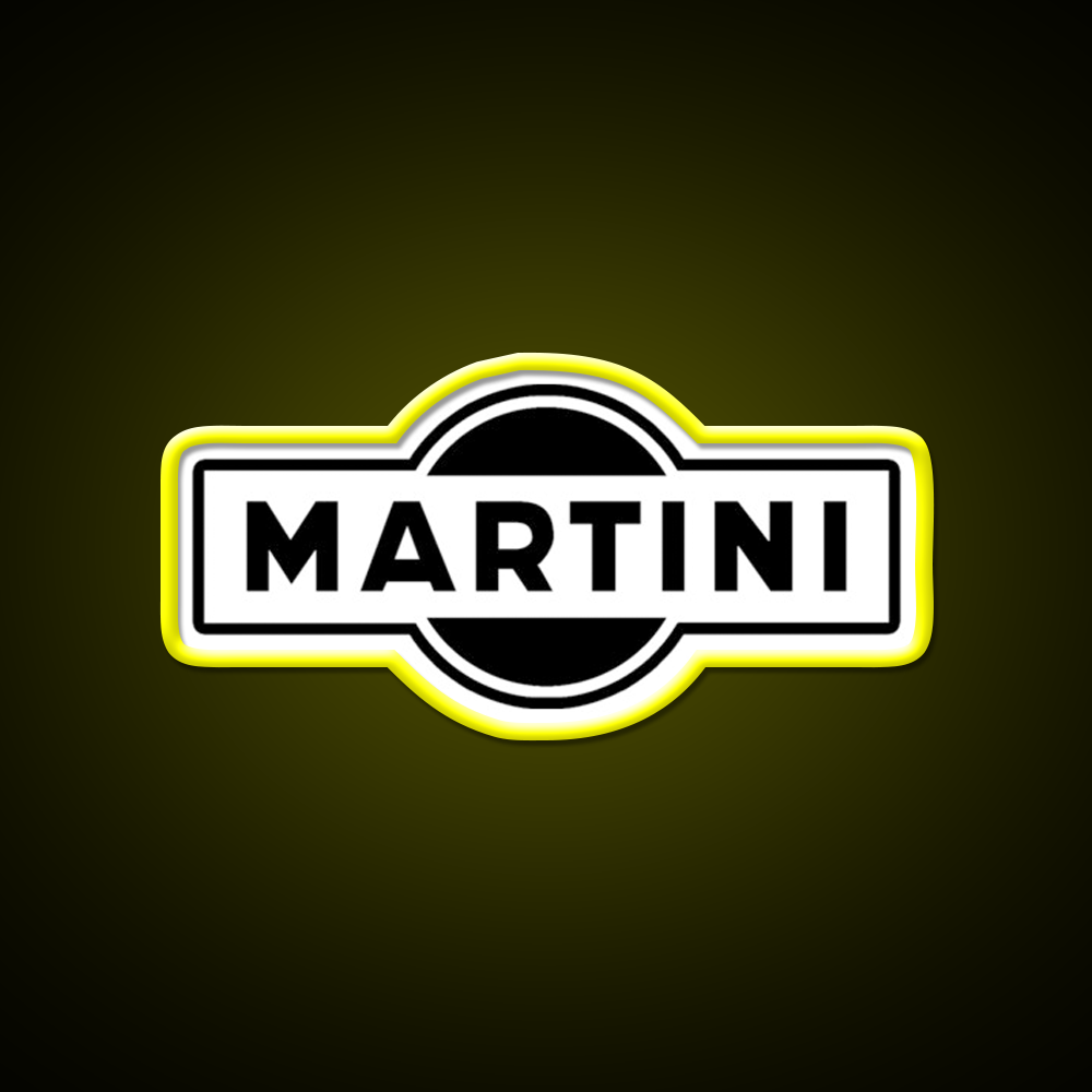Martini Logo Simple Cocktail Bar Decor Led Neon Sign Rgb Color - LED neon sign view 7