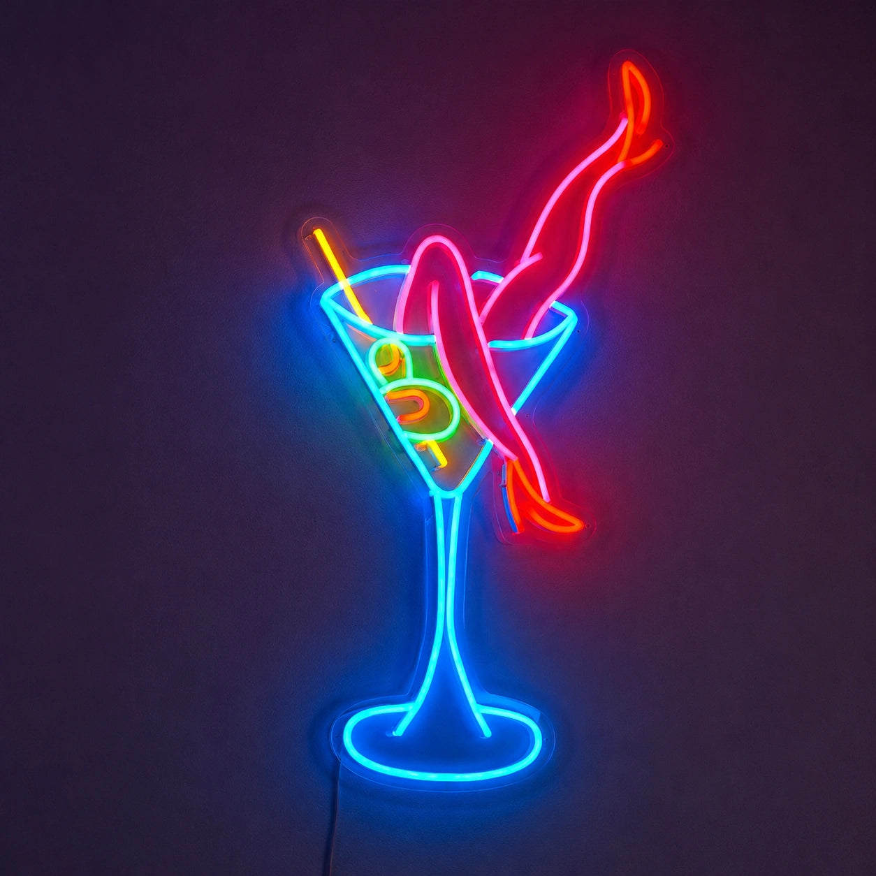 Martini Lounge Dancer Neon Sign LED Neon Sign main product image
