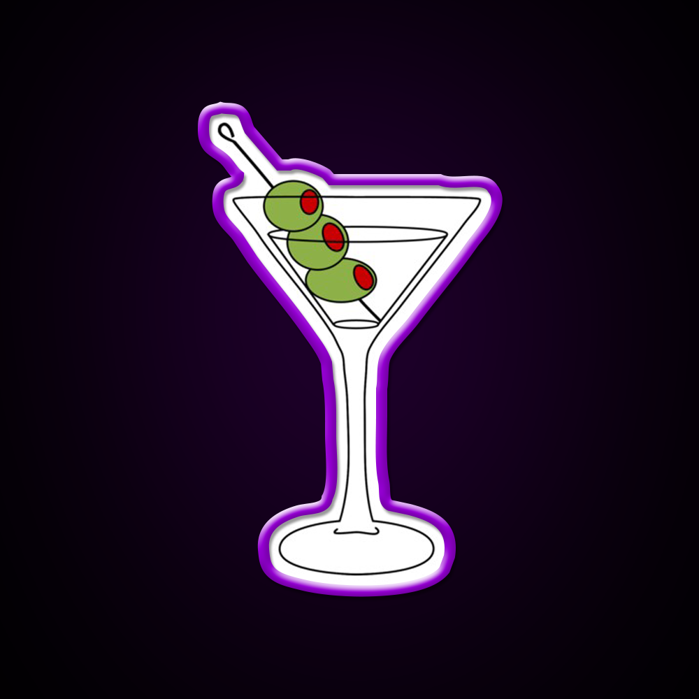 Martini Vodka Vodka Cocktail Bar Decor Led Neon Sign Rgb Color - LED neon sign view 9