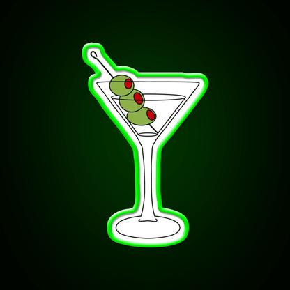 Martini Vodka Vodka Cocktail Bar Decor Led Neon Sign Rgb Color - Shineneon