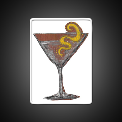 Martini White Background Cocktail Bar Decor Led Neon Sign Rgb Color - LED neon sign view 11