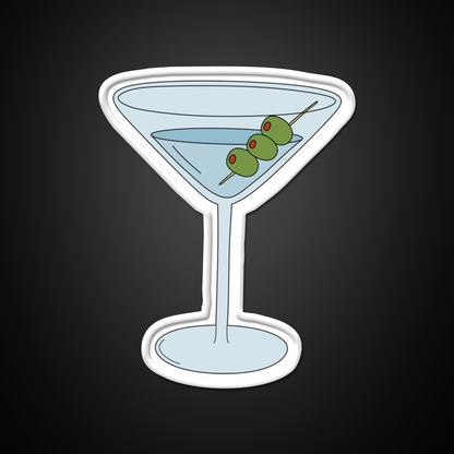 Martini With Olives Cocktail Bar Decor Led Neon Sign Rgb Color - LED neon sign view 11