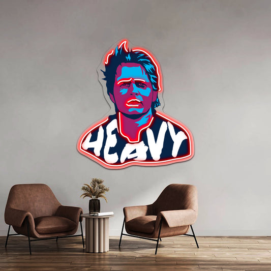 Marty Mcfly Pop Artwork Neon Wall Signs