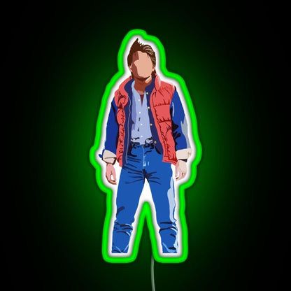 Marty Mcfly Rgb Led Neon Sign Pop Wall Art - Shineneon